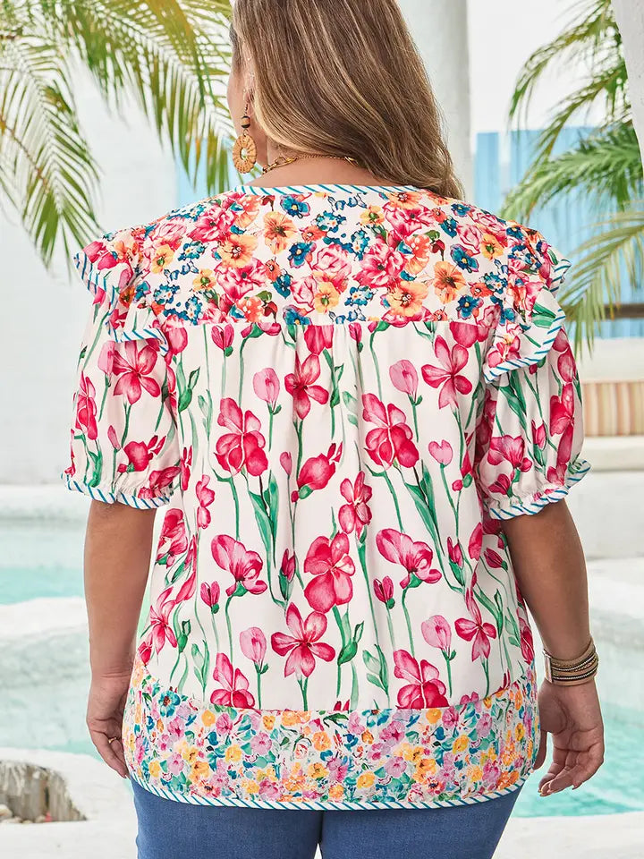 Floral Print Blouse