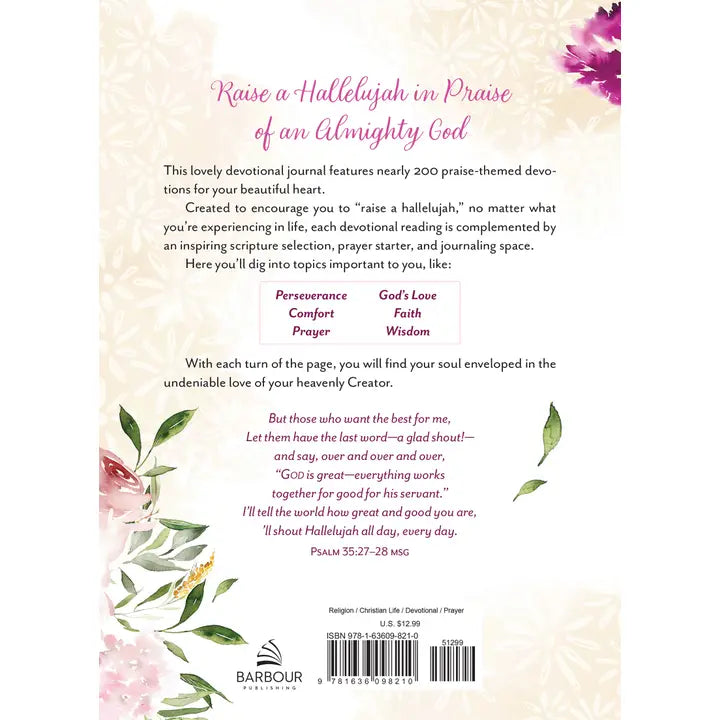 Raise A Hallelujah Prayer & Praise Journal