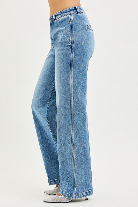 Slouchy Straight Jeans