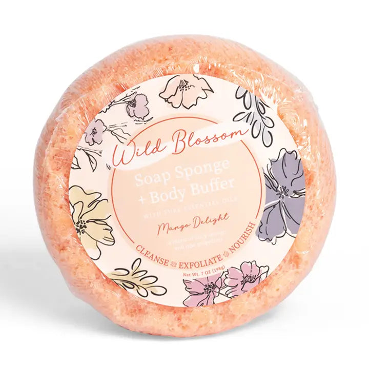 Wild Blossom Soap Infused Body Buffer - Mango Delight