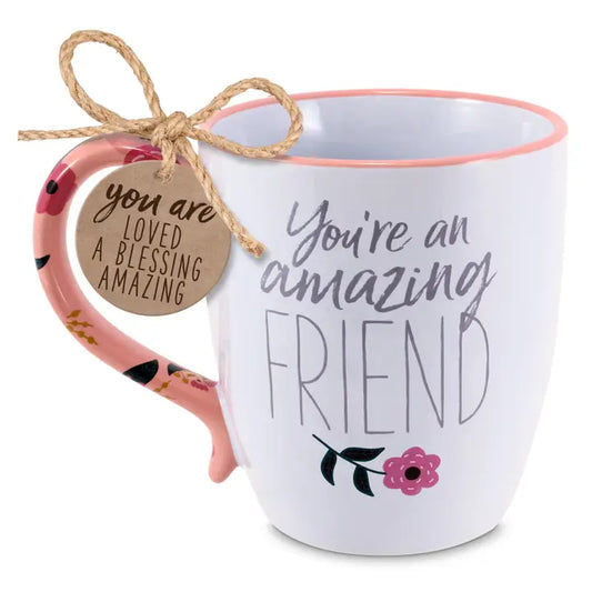You're an Amazing Friend Floral Mug 18oz