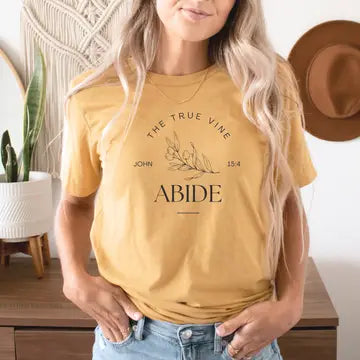 Abide Olive Branch Vine T-Shirt