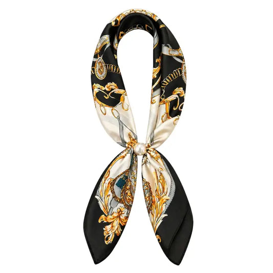 Gilded Grace Magnetic Pearl Scarf Necklace