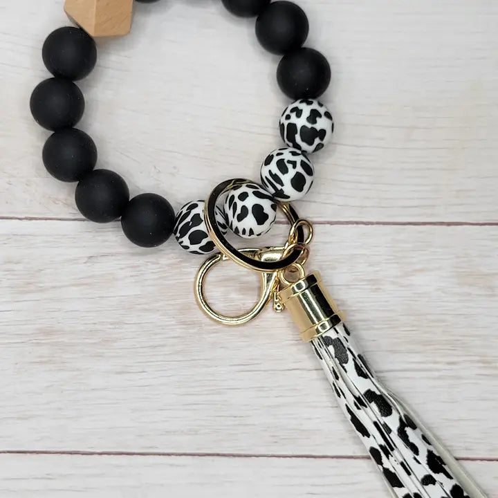 Cow Silicone Wristlet