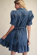Washed Denim Dress
