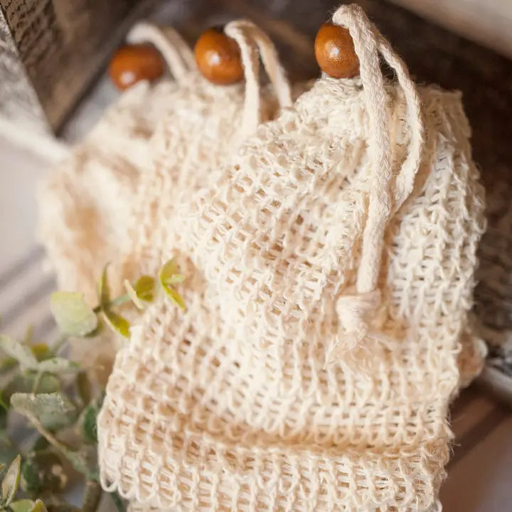 Natural Sisal Soap Bag