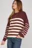 Garnet Striped Long Sleeve Sweater Top | Spruce