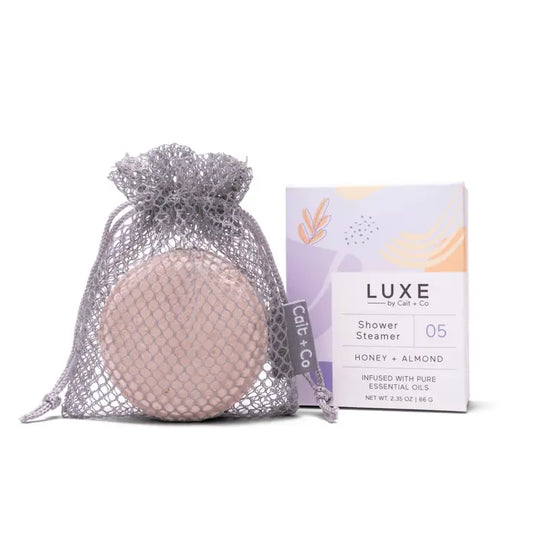 Honey + Almond Shower Steamer Fizzy Bomb