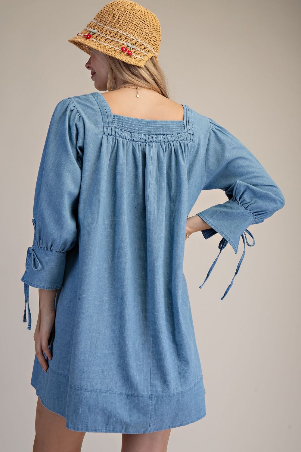 Mini Denim Dress