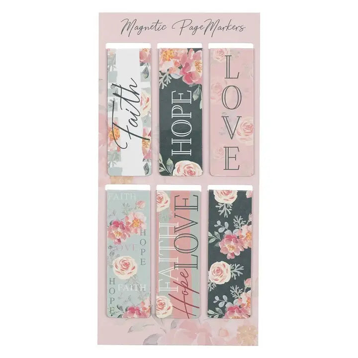 Vintage Faith, Hope & Love Bookmark