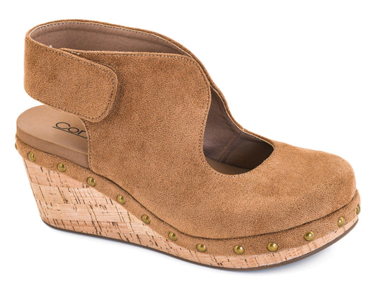 Corkys Oh It's You Wedge Clogs - Chestnut