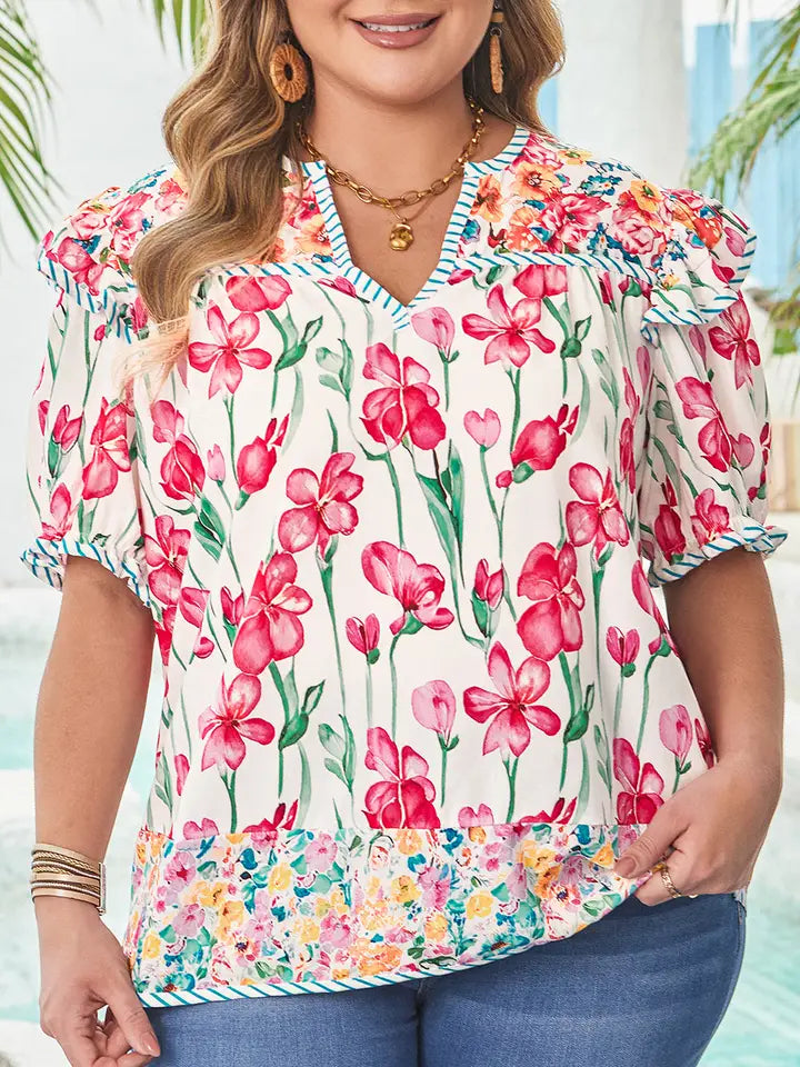 Floral Print Blouse