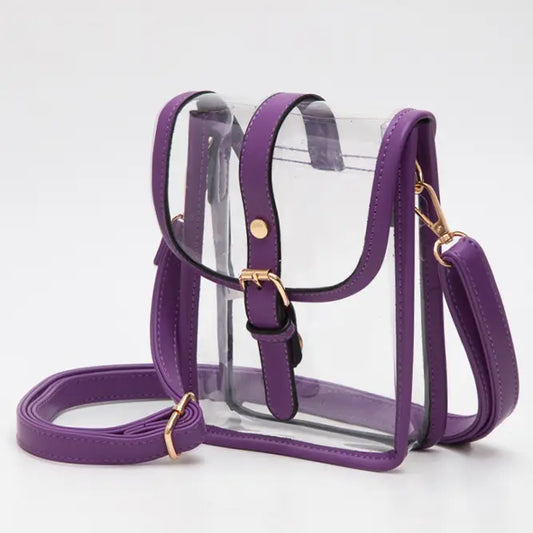 Clear Cross Body Stadium Handbag