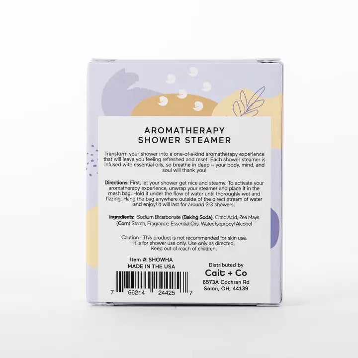 Honey + Almond Shower Steamer Fizzy Bomb