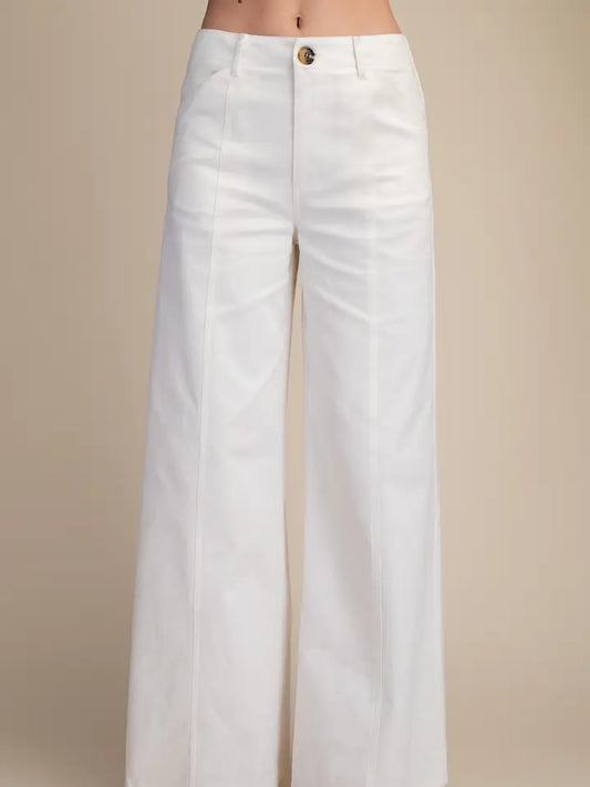 High Rise Wide Leg Pants