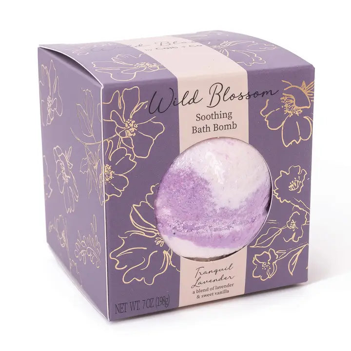 Wild Blossom Soothing Bath Bomb - Tranquil Lavender