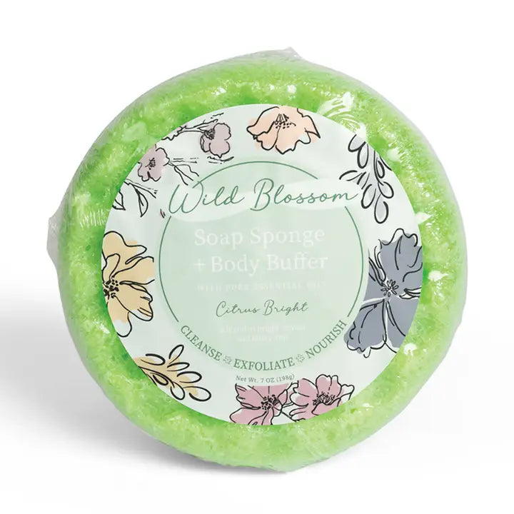 Wild Blossom Soap Infused Body Buffer - Citrus Bright