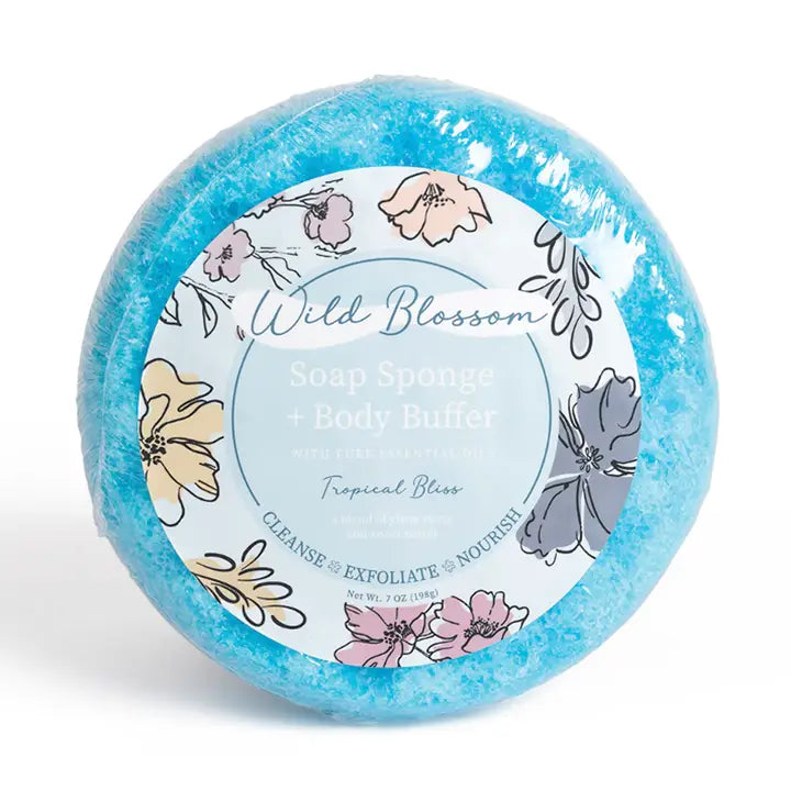 Wild Blossom Soap Infused Body Buffer - Tropical Bliss