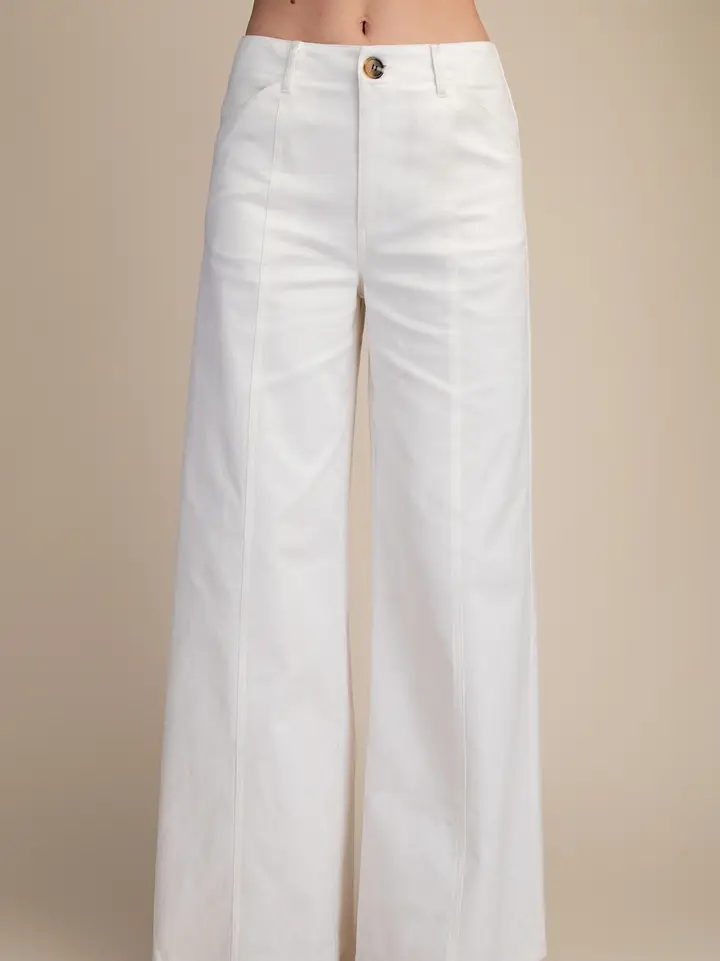 High Rise Wide Leg Pants